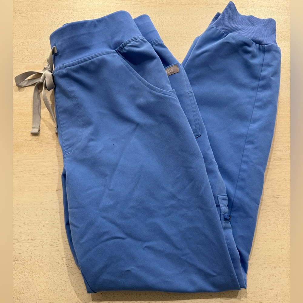 Figs Highwaisted Ceil Blue Zamora Joggers